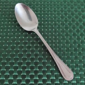 1 Roberts & Belk Continental Bead Teaspoon Stainless Beaded Glossy 18/10 Single